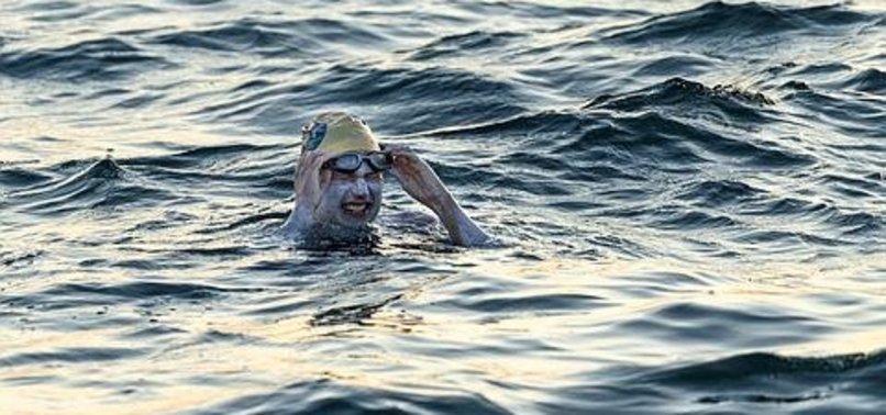 AMERICAN CANCER SURVIVOR SWIMS ENGLAND CHANNEL 4 TIMES