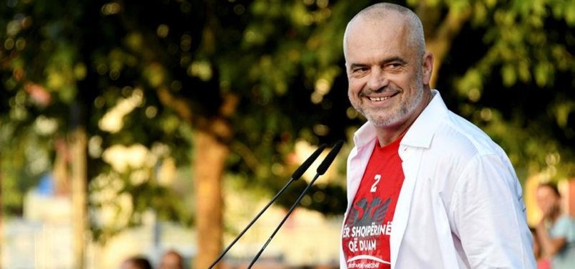 SOCIALIST PM RAMA DECLARES WIN IN ALBANIAN ELECTION