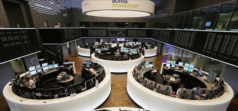 EUROPEAN SHARES IN RED AMID GLOBAL BANKING CONCERNS