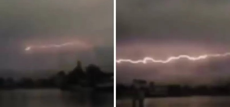 VIDEO SHOWS SHOCKING HORIZONTAL LIGHTNING