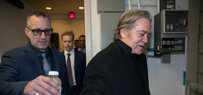 BANNON REFUSES TO ANSWER MANY QUESTIONS, FRUSTRATING US HOUSE INTEL COMMITTEE