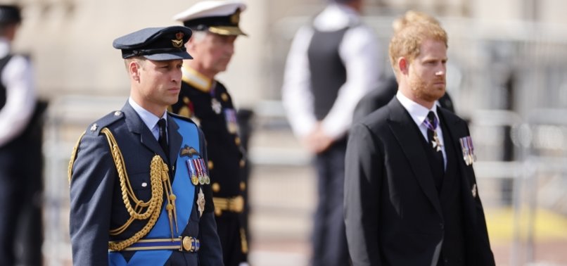 WILLIAM AND HARRY PREPARE TO HOLD VIGIL BY LATE QUEENS COFFIN