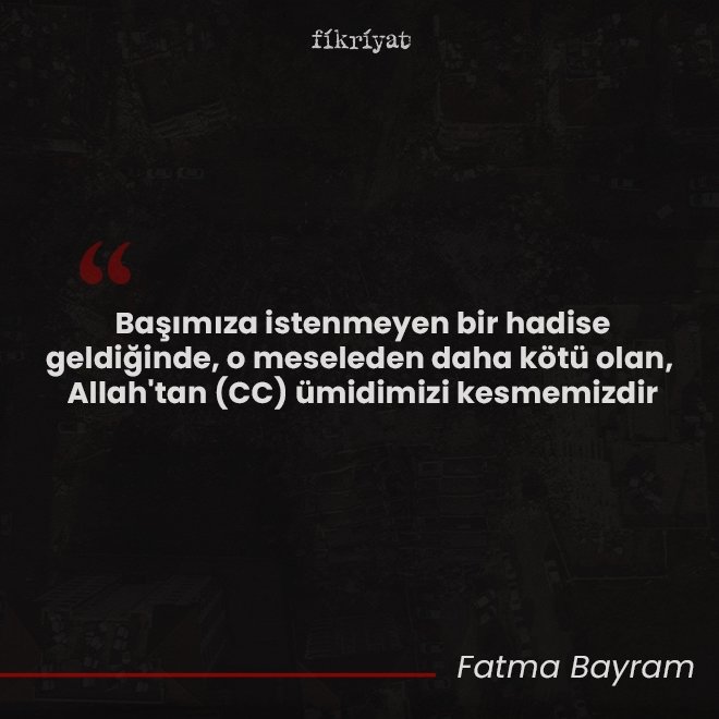 Allah Teâlâ bizi cezalandırmıyor