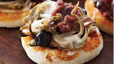 Enginarlı Minik Pizzalar