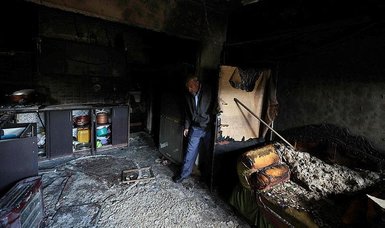 Palestinians accuse Israeli settlers of arson attack in West Bank