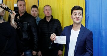 Ukraine's presidential vote pits comedian against incumbent