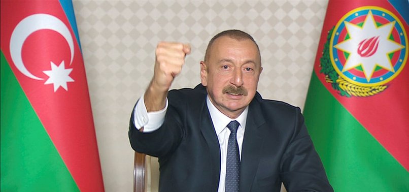 ALIYEV ANNOUNCES LIBERATION OF ZANGILAN CITY AND SEVERAL VILLAGES FROM ARMENIAN OCCUPATION