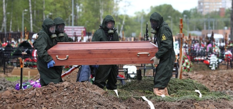 RUSSIA REPORTS ITS HIGHEST SINGLE-DAY CORONAVIRUS DEATH TOLL