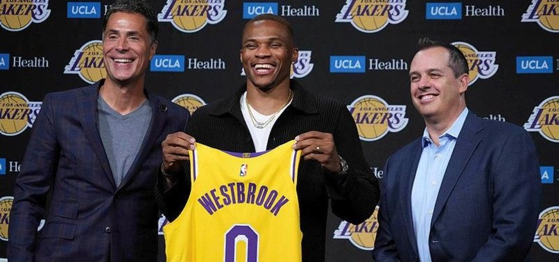 RUSSELL WESTBROOK TALKS TITLE CHASE IN LOS ANGELES LAKERS INTRO