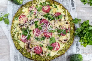 Avokadolu Brokoli Pizzası