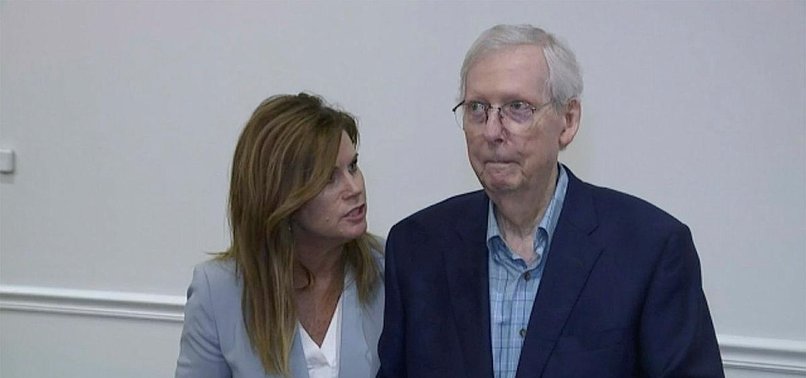 REPUBLICAN SENATOR MCCONNELL FREEZES AGAIN DURING PRESS CONFERENCE, RAISING CONCERNS