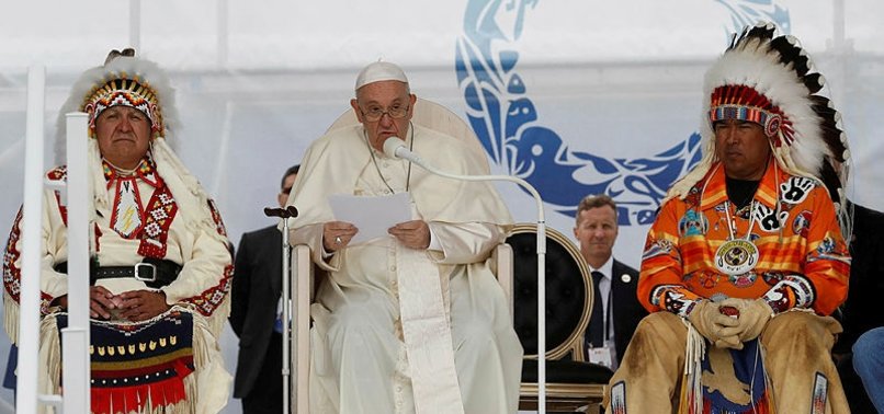 POPE APOLOGIZES TO SURVIVORS OF INDIGENOUS RESIDENTIAL SCHOOLS IN CANADA