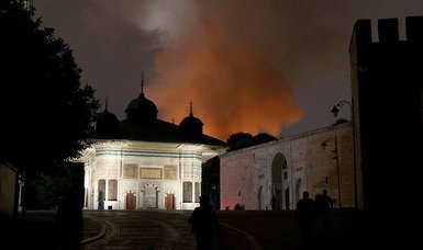 Fire extinguished at historic Topkapi Palace restaurant in Istanbul