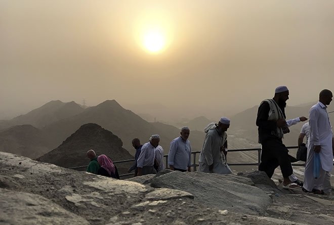 Hacı adaylarının Hira heyecanı