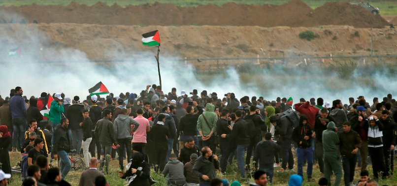 AT LEAST 14 SHOT DEAD BY ISRAELI FIRE DURING PROTEST NEAR GAZA-ISRAEL BORDER