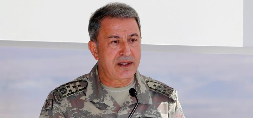 TURKISH ARMY CHIEF MEETS COUNTERPARTS IN RUSSIA