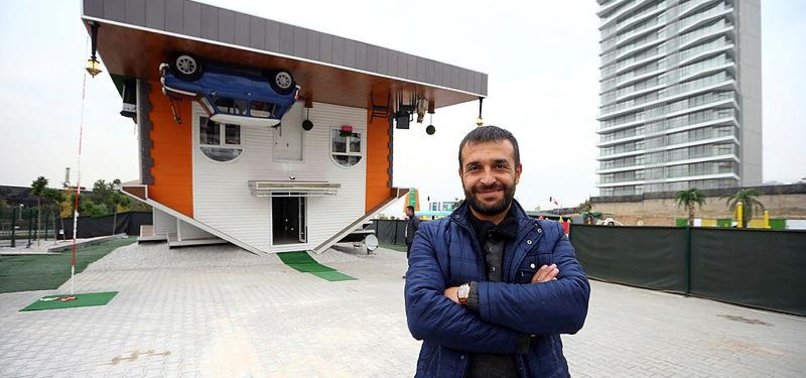 UPSIDE DOWN HOUSE IN TURKISH CAPITAL DAZZLES VISITORS