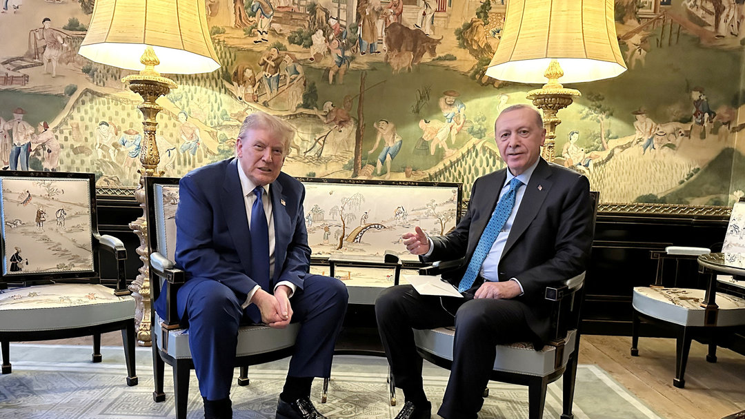 BAŞKAN ERDOĞAN, ABD BAŞKANI TRUMP İLE GÖRÜŞTÜ