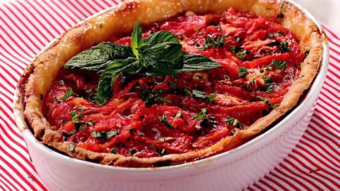 Domatesli Peynir Tatlısı
