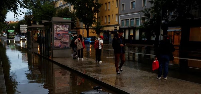 SUBWAY, TRAIN LINES, ROADS CLOSED IN MADRID, CENTRAL SPAIN AFTER HEAVY RAIN