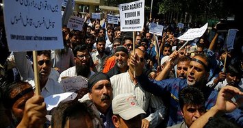 Kashmiri Muslims protest Rohingya persecution