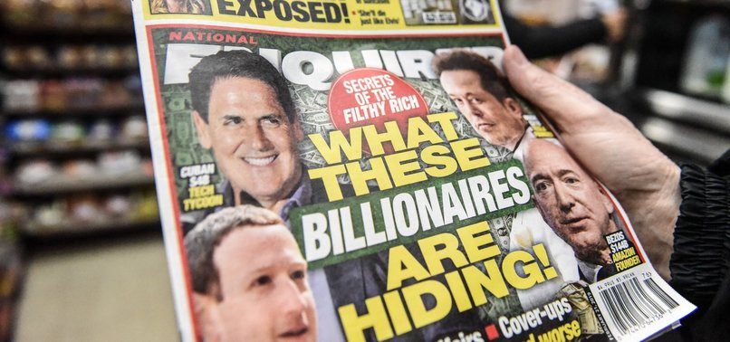 NATIONAL ENQUIRER DENIES TRYING TO EXTORT JEFF BEZOS