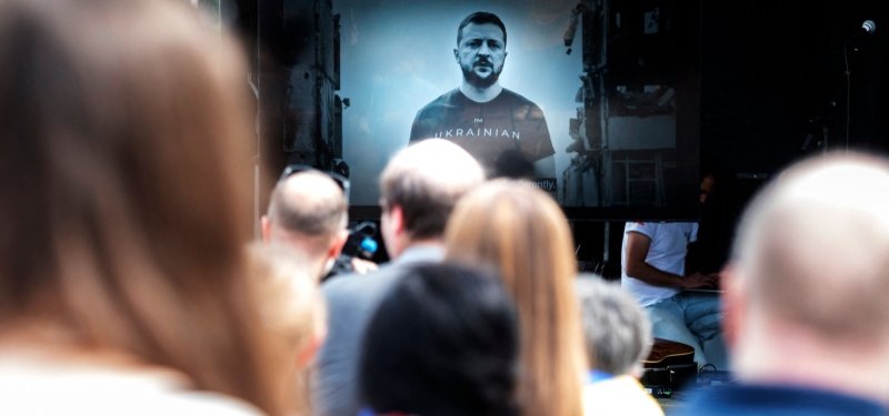Ukrainian president commemorates Victory Day over 'Nazism'