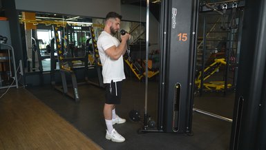 1 DAKİKADA ÖN KOL KASI | ROPE CABLE CURL💪