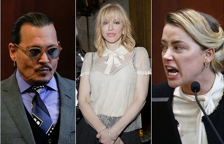 JOHNNY DEPP’E COURTNEY LOVE’DAN DESTEK