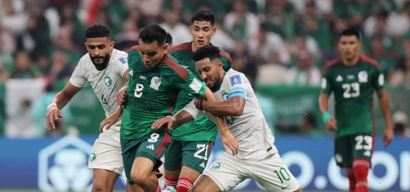 SAUDI ARABIA AND MEXICO GOALLESS AT HALFTIME