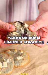 Yaban Mersinli Limonlu Kurabiye