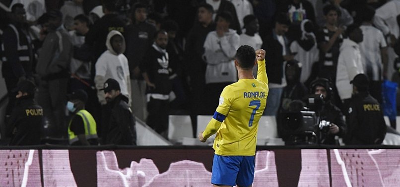 Ronaldo criticised for appearing to make obscene gesture in Saudi league game - anews