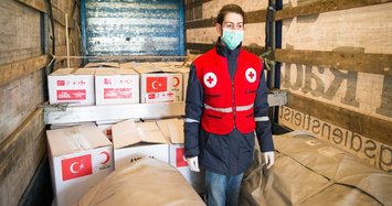 Turkish Red Crescent distributes Ramadan aid to poor in Syria's terror-free areas