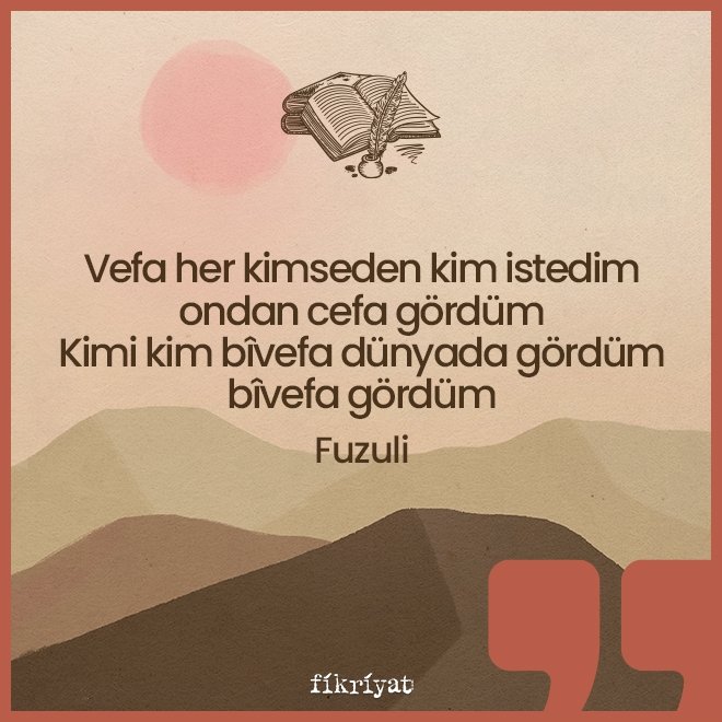 Vefa Her Kimseden Kim İstedim Ondan Cefa Gördüm