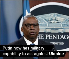 Putin now has military capability to act against Ukraine -Pentagon chief