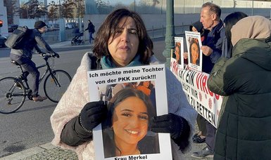 Grieving mother continues anti-PKK protest in Berlin for kidnapped daughter