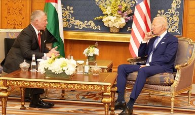 Biden, Jordan's king agree Palestinians should not be forcibly displaced outside of Gaza: White House