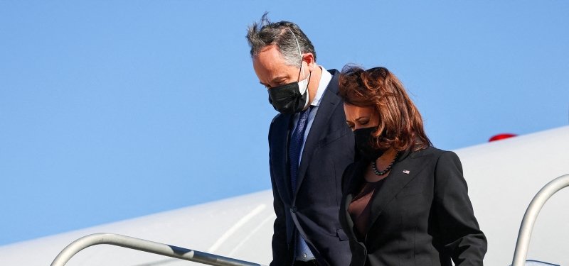 U.S. vice president's husband ushered out of event after reported bomb threat