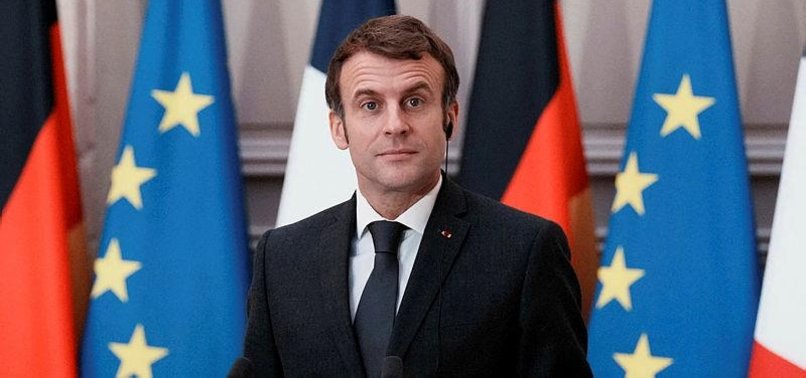 MACRON SAYS FRANCE WILL HELP UKRAINE PRESERVE ITS TERRITORIAL INTEGRITY