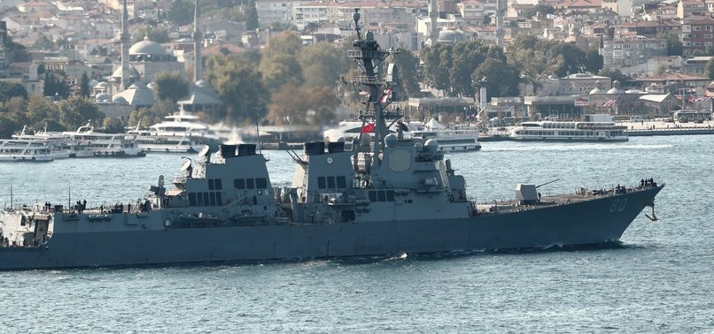 US WARSHIPS RETREAT FROM BLACK SEA AMID RUSSIA-UKRAINE TENSIONS