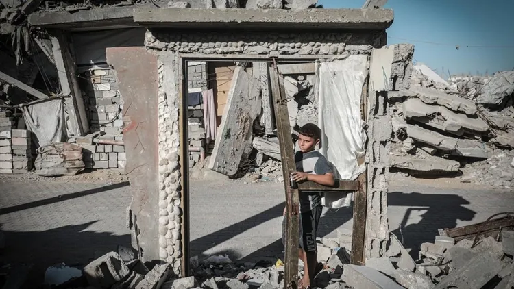 Gaza’s standing doors bear witness to three years of war