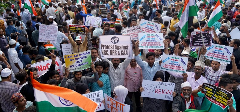 TENS OF THOUSANDS MARCH IN SOUTHERN INDIA TO PROTEST CITIZENSHIP LAW