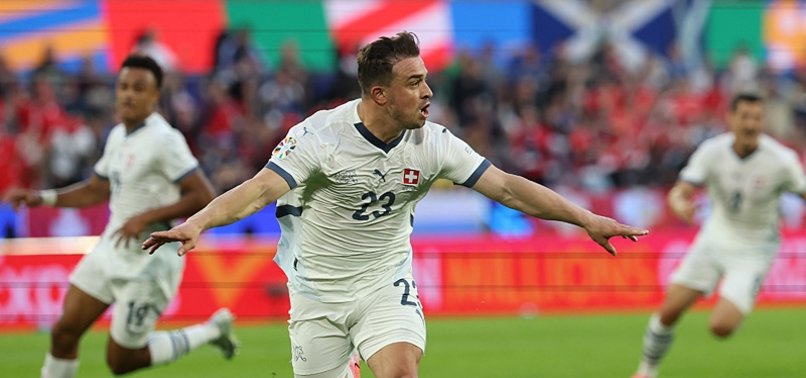 SHAQIRI STUNNER MOVES SWISS TO VERGE OF EURO LAST 16 AFTER SCOTLAND DRAW