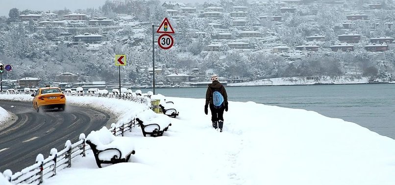 THIRD DAY OF HEAVY SNOWFALL CLOSES BOSPORUS, ISTANBUL FLIGHTS CANCELLED