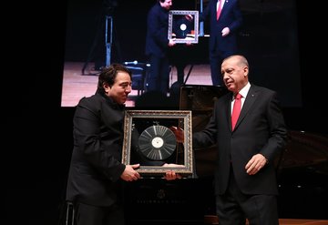 Başkan Erdoğan Fazıl Say konserinde
