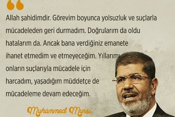 Muhammed Mursi’nin tarihte iz bırakan savunmaları
