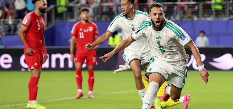 ALGERIA BEAT JORDAN 2-1 AT WORLD CUP