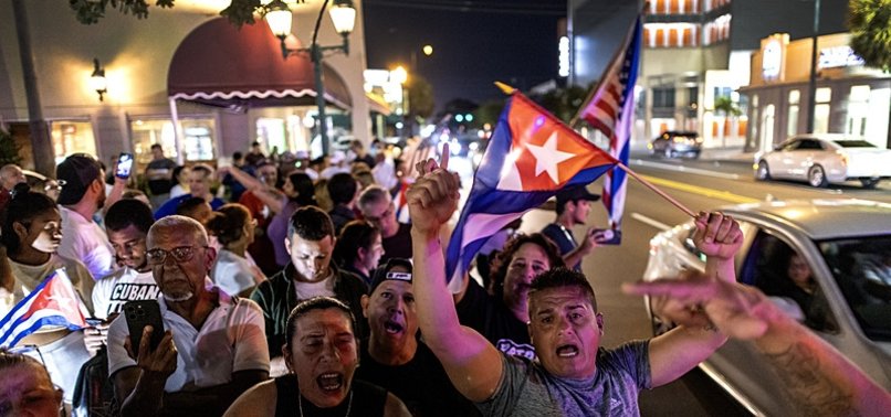 CUBANS STAGE RARE PROTESTS DEMANDING ELECTRICITY AND FOOD