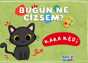 Bugün Ne Çizsem? Kara Kedi