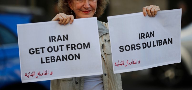 PROTEST HELD IN BEIRUT AGAINST VISIT BY IRAN’S FOREIGN MINISTER
